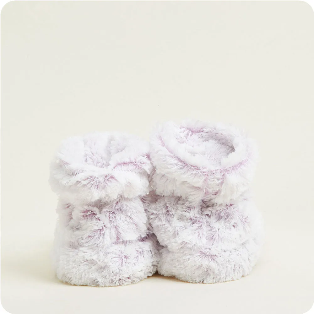 Marshmallow Lavender Warmies Boots