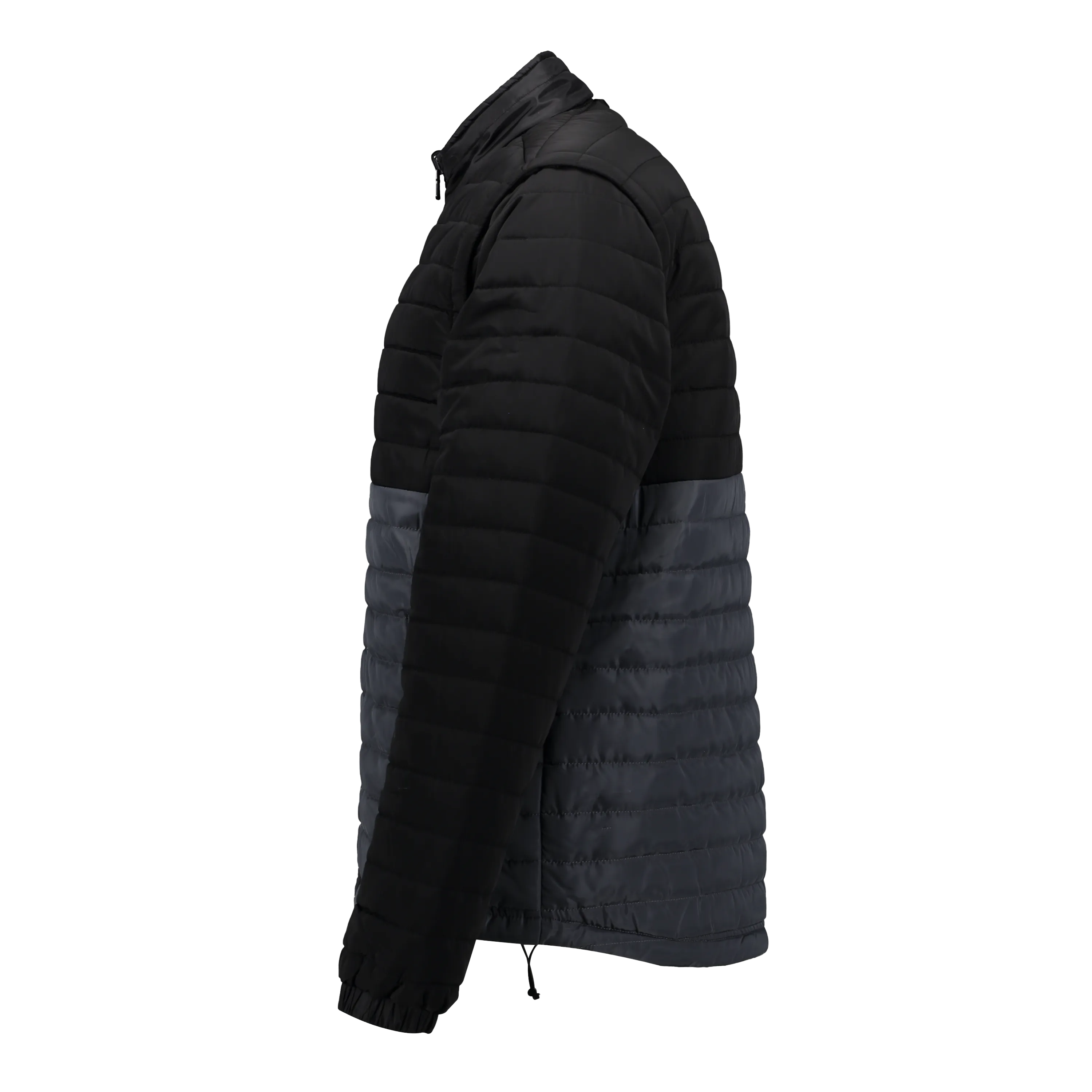 Marwin Sports Dodge Hellcat Puffer Men's Jacket - Black/Grey