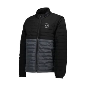 Marwin Sports Dodge Hellcat Puffer Men's Jacket - Black/Grey