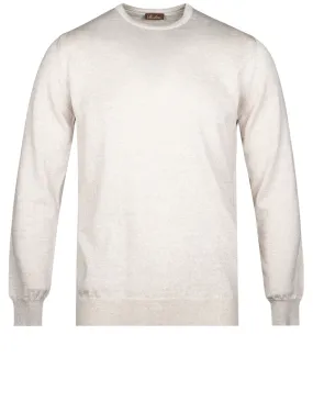 Merino Wool Crew Neck Biscuit 21