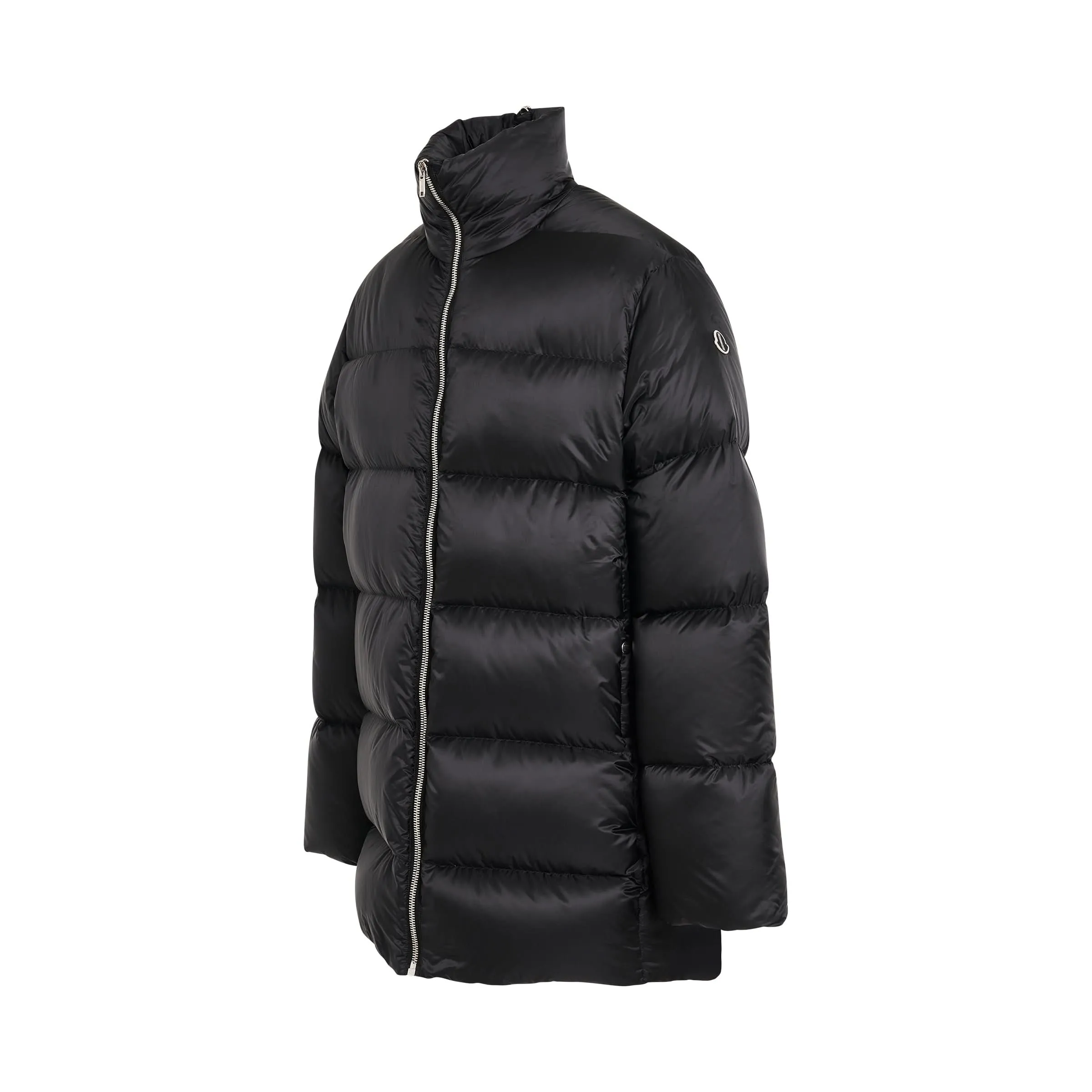 Moncler x Rick Owens Cyclopic Coat in Black