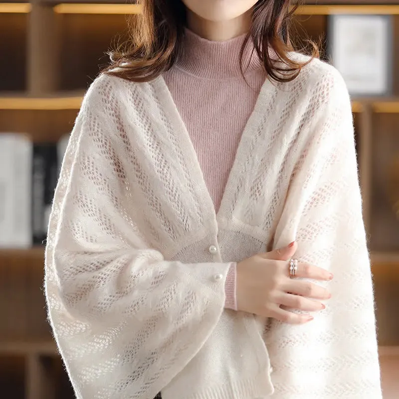 Multifunctional Hollow Neck Shoulder Scarf