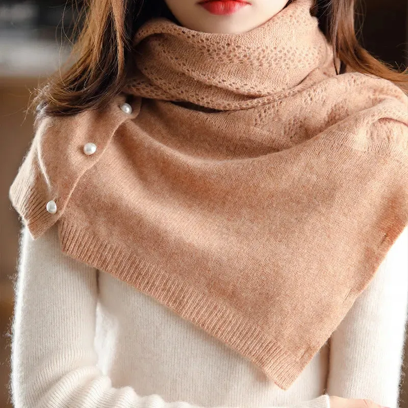 Multifunctional Hollow Neck Shoulder Scarf