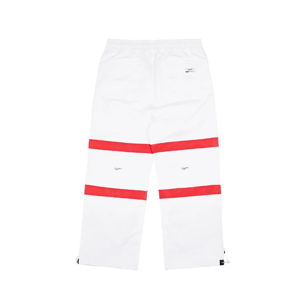 NEW POT-X REFLECTIVE TRACK PANTS WHITE