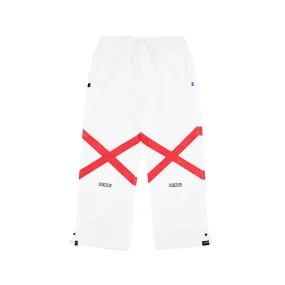 NEW POT-X REFLECTIVE TRACK PANTS WHITE