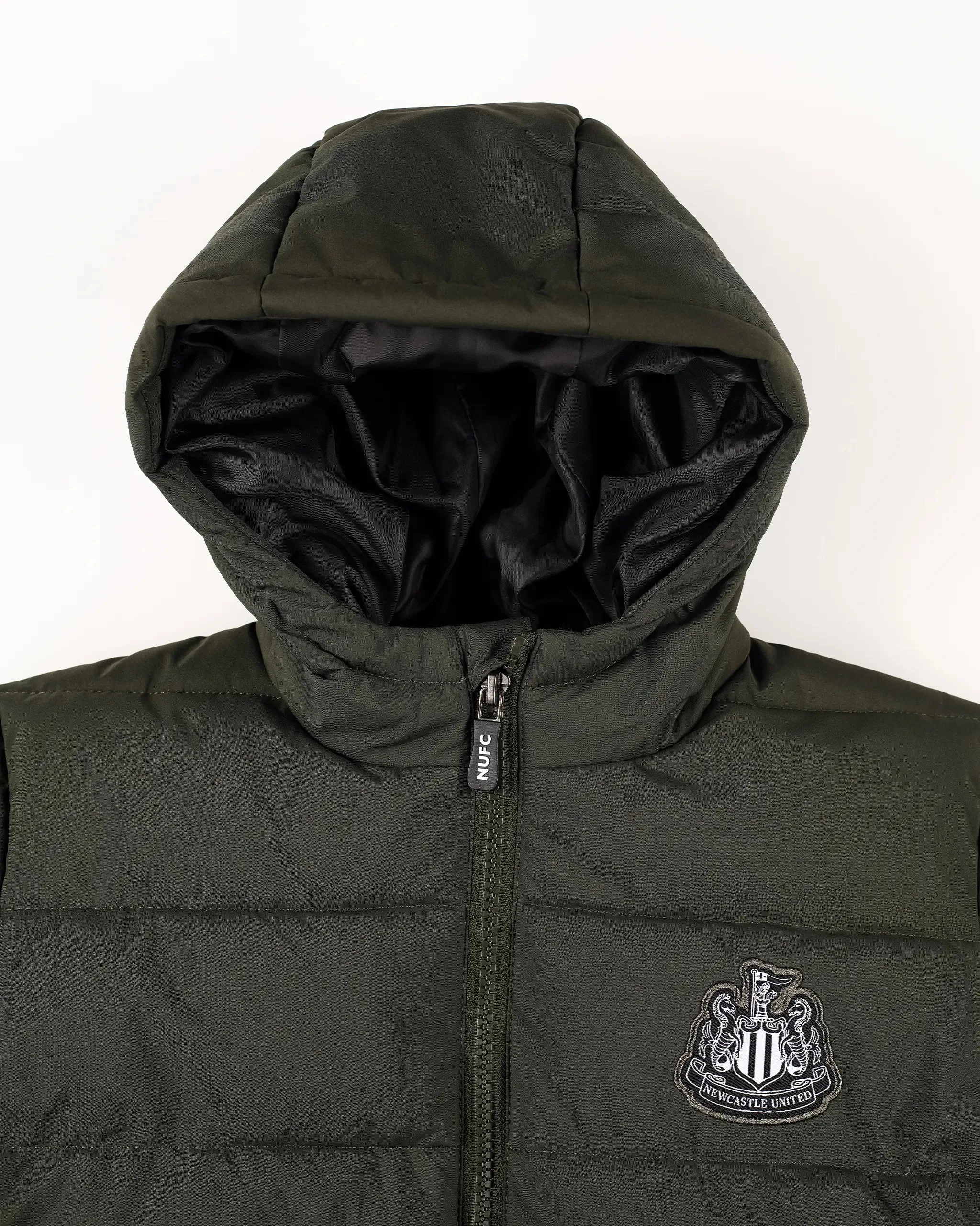 Newcastle United Kids' Khaki Puffer Jacket