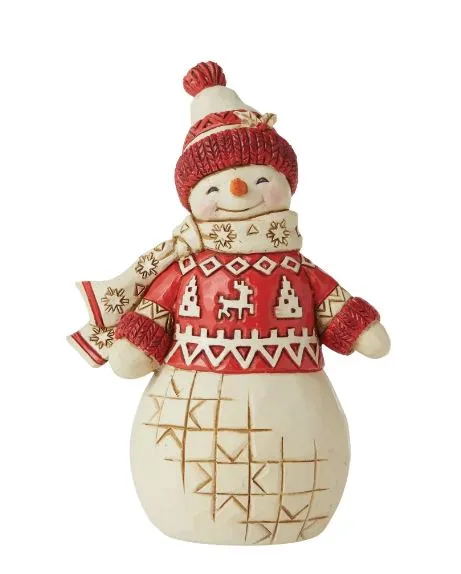 Nordic Noel Snowman in Sweater