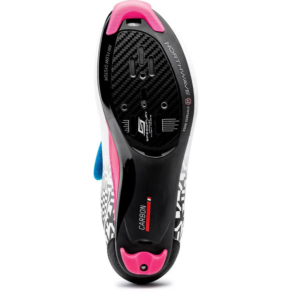 Northwave Tribute 2 Carbon Triathlon Shoes - White/Black/Multi Colour