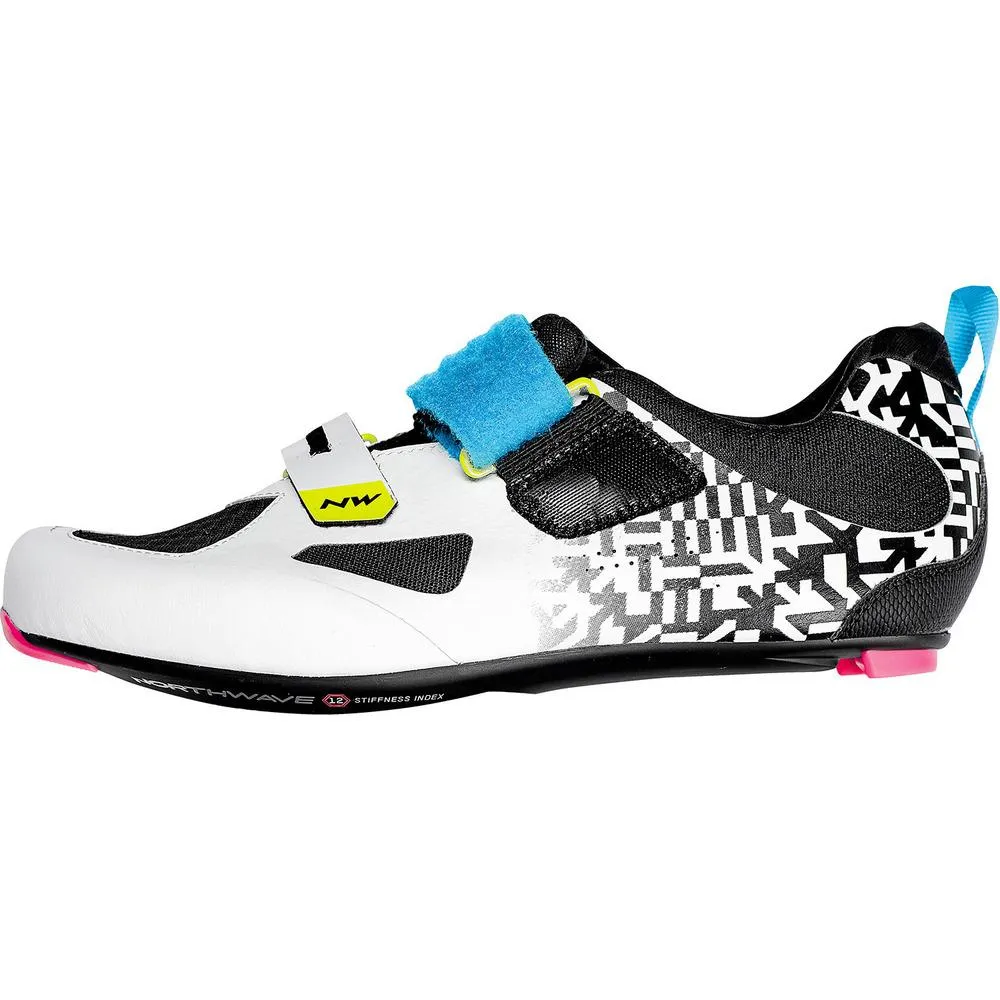 Northwave Tribute 2 Carbon Triathlon Shoes - White/Black/Multi Colour