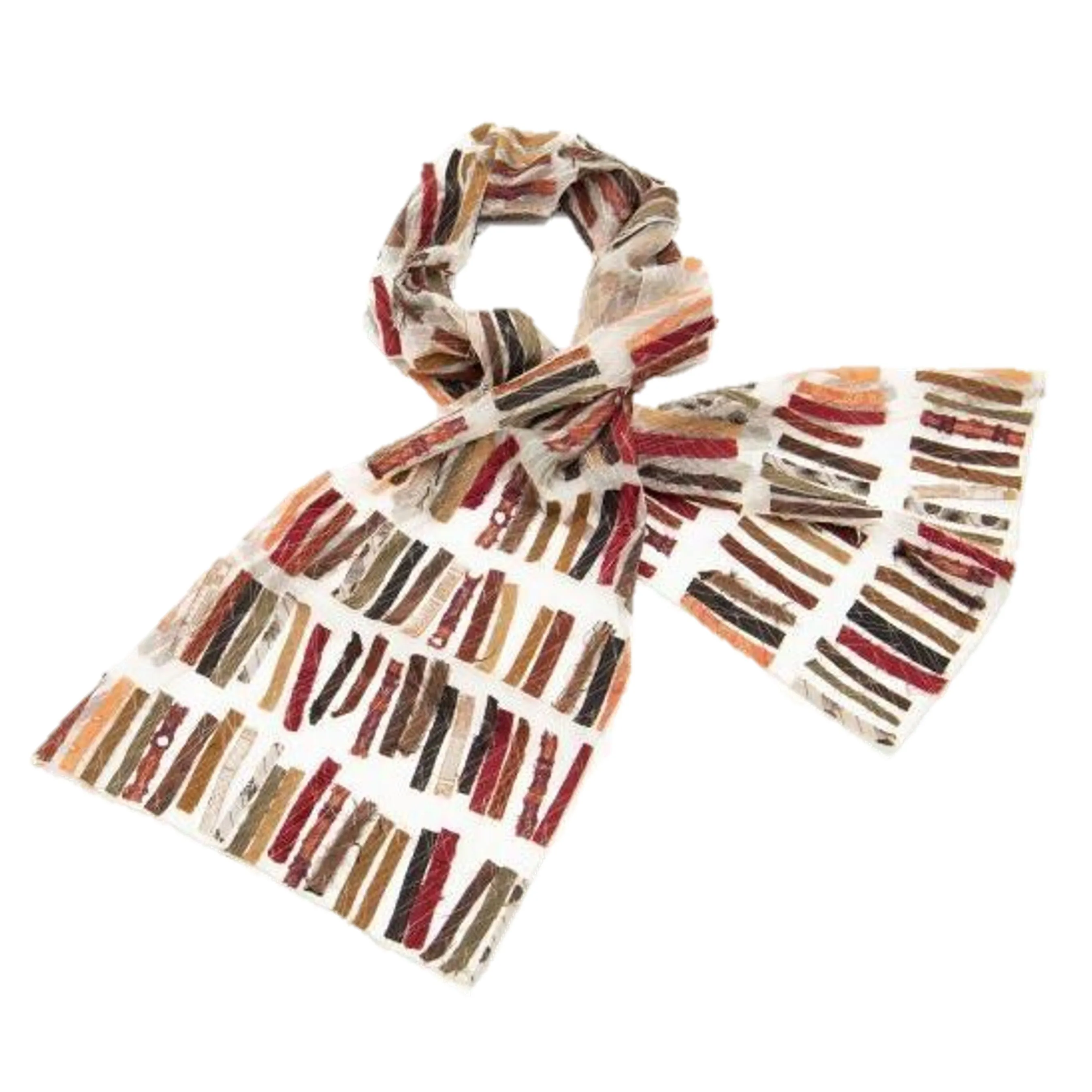 NUNO Scarf: "Twigs" (Brown Mix)