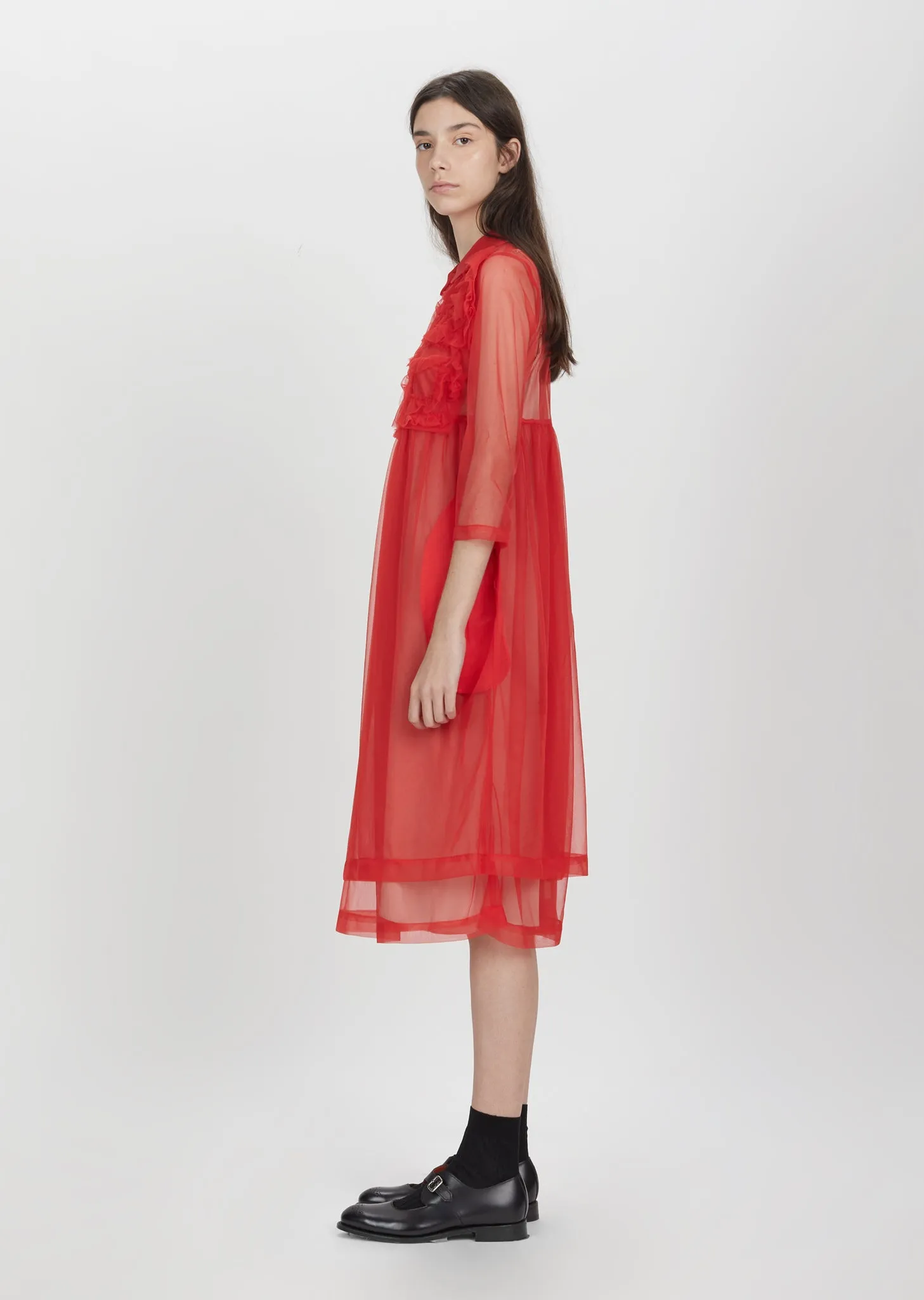 Nylon Half Tricot Dress