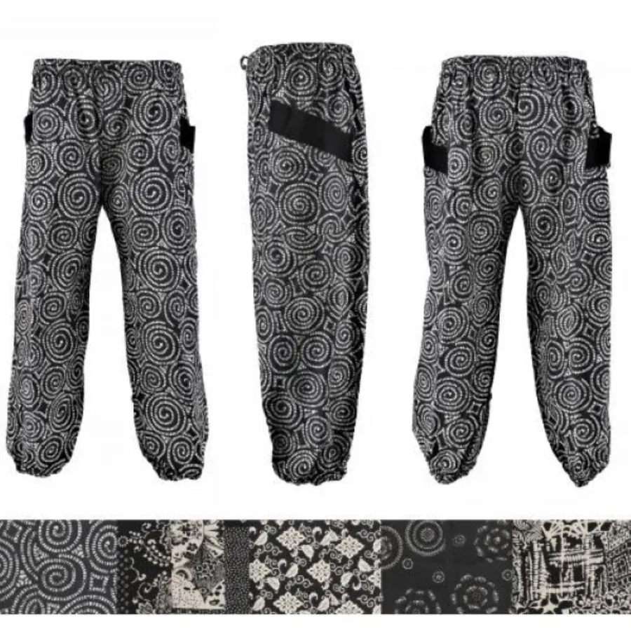 Pant - Harem Pants - Cotton Batik Print