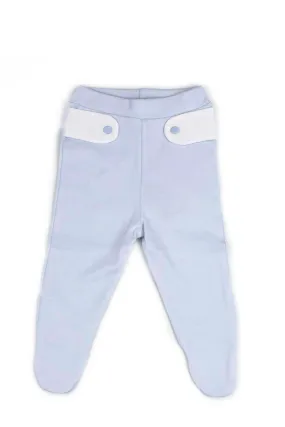 Pants Pima Cotton Blue with white details in the top