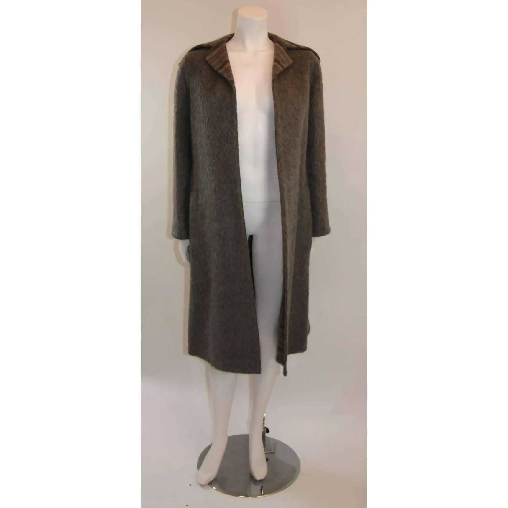 PAULINE TRIGERE Dark Brown 3 Piece Wool Dress Set | Size S