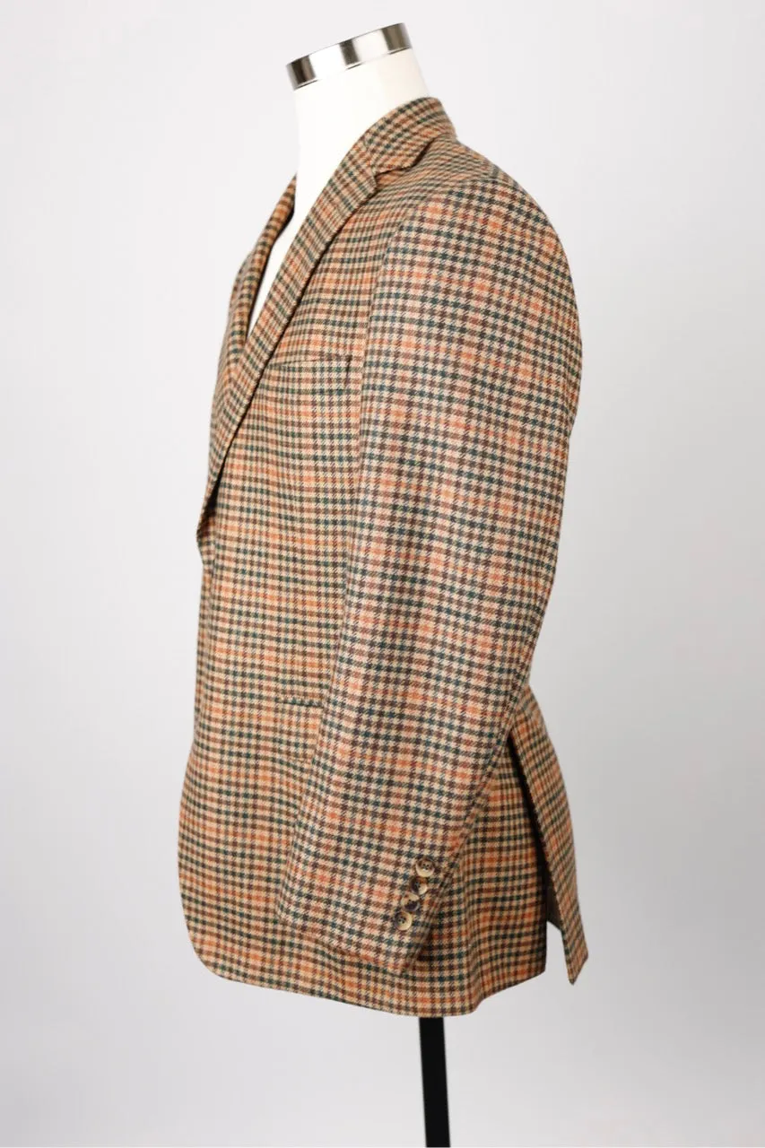 Plaid Cashmere Sports Coat