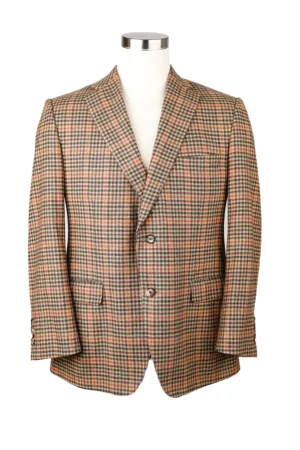 Plaid Cashmere Sports Coat