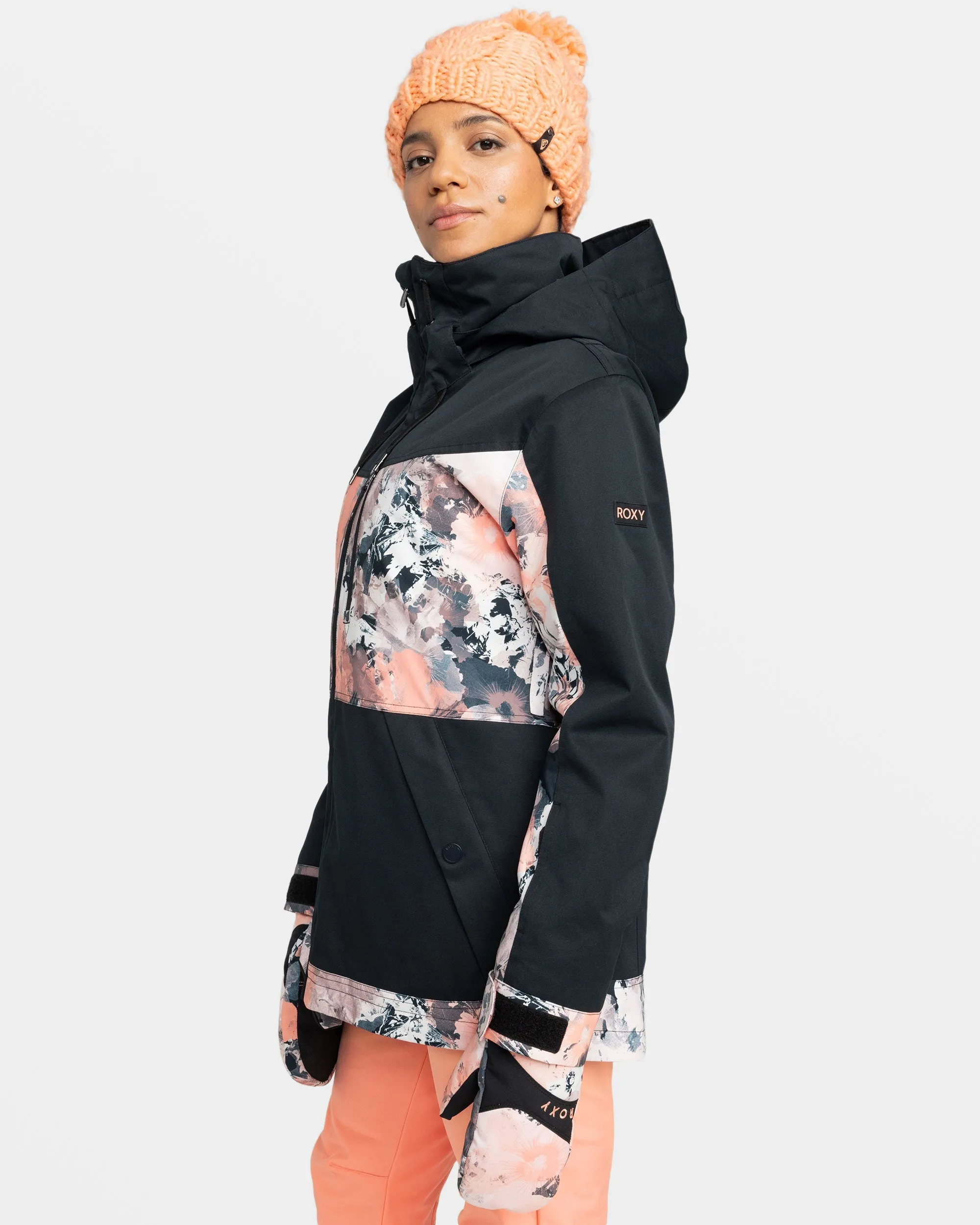 Presence Parka Snow Jacket - Peach Pink Dreamy Picture