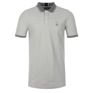 Psycho Bunny The Bradford Pique Polo Shirt in Oyster