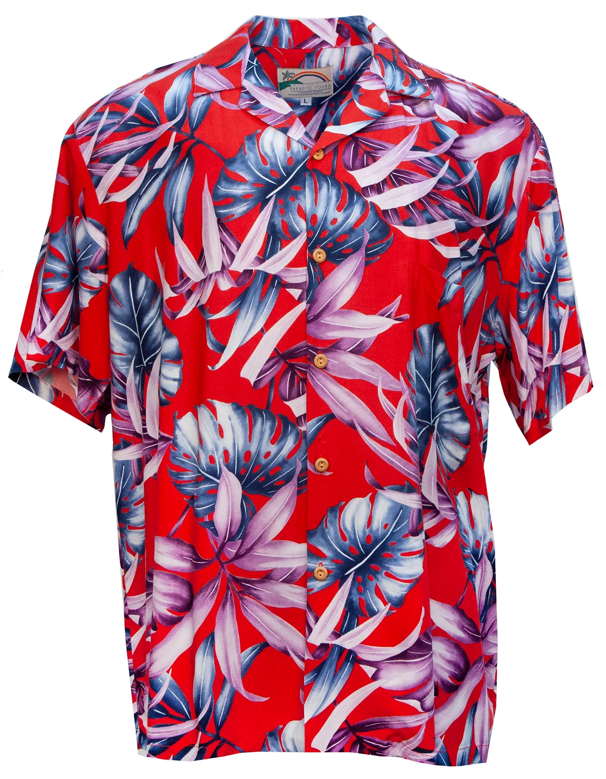 Rainforest Mens Shirt in Red