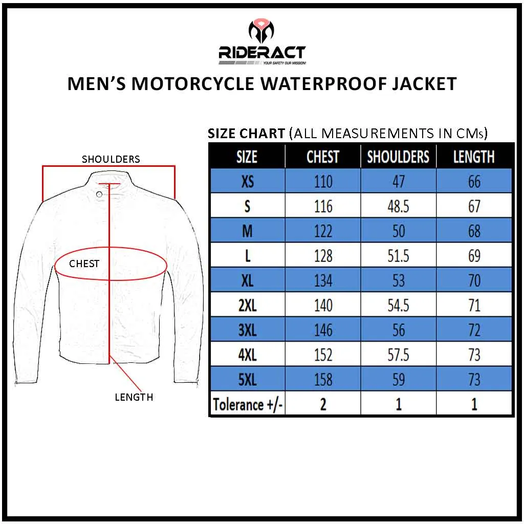 RIDERACT® Men Motorbike Jacket Textile Wander Origin