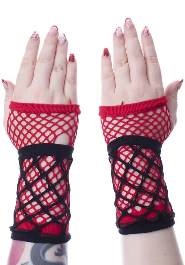 Ruby [Red/Black] | MESH GLOVES