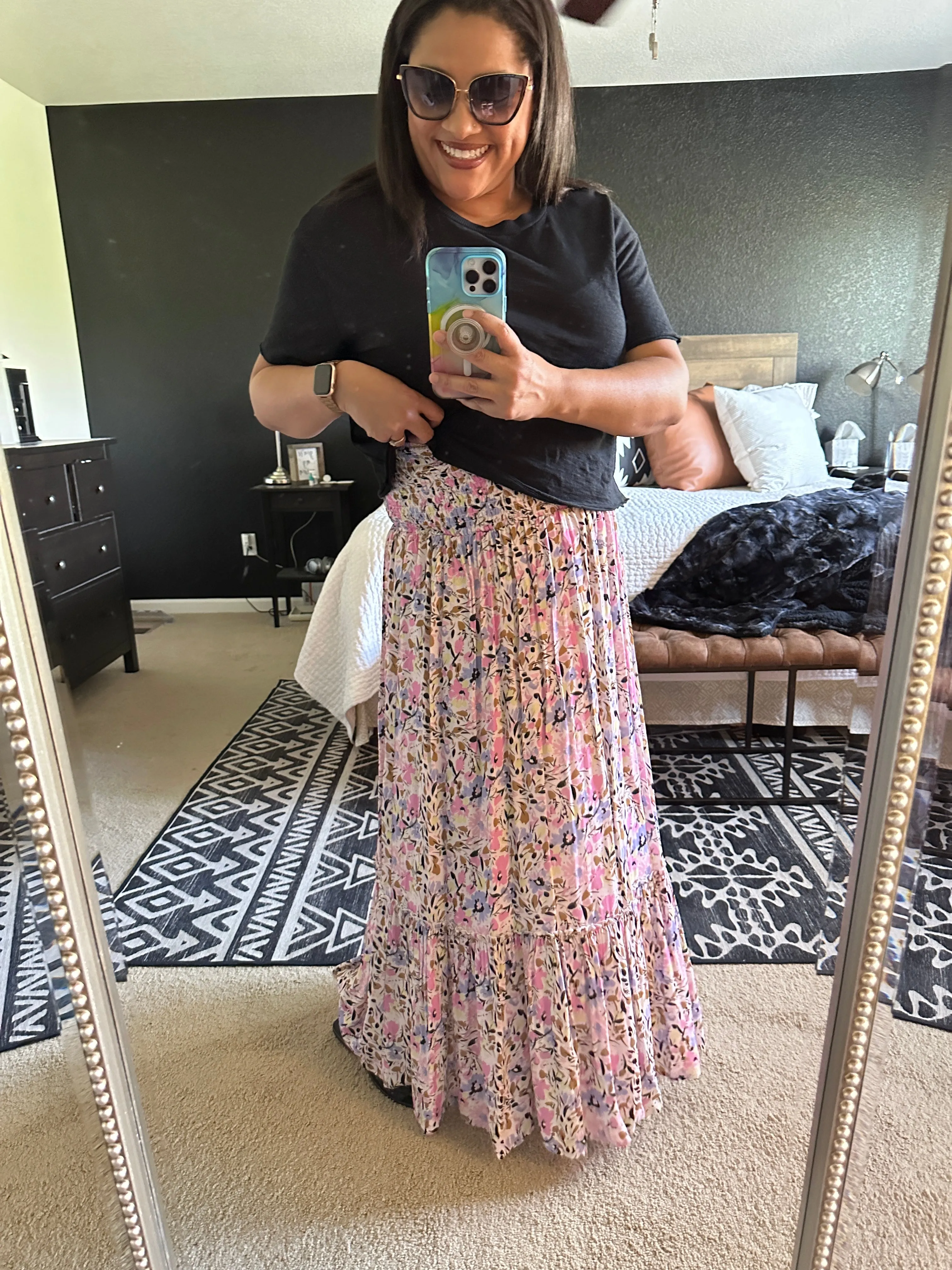 Saltwater Luxe Davi Convertible Floral Maxi Skirt