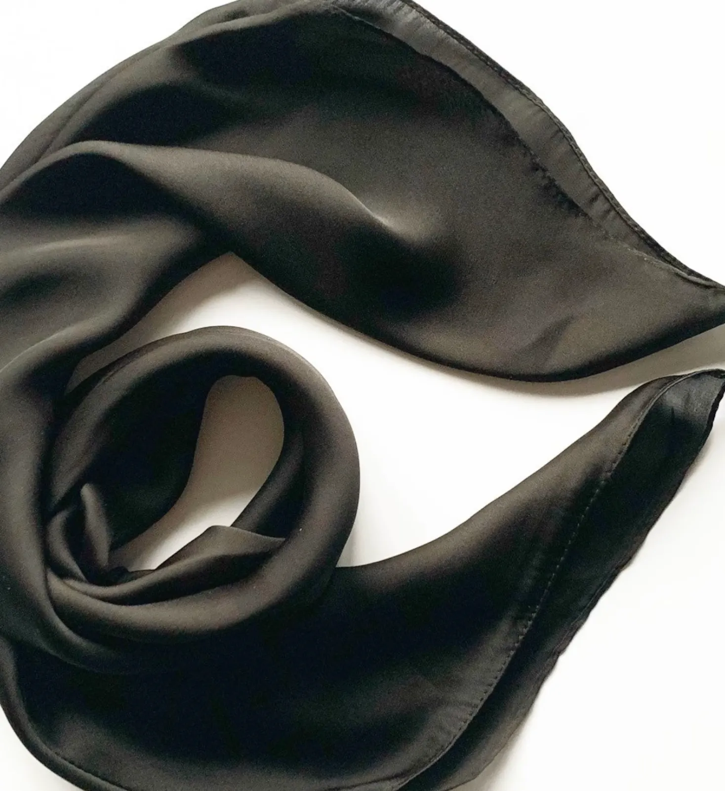 Satin Series Skinny Scarves | Hair Scarf | Neckerchief | Braid Scarf | SIlky Hair Accessories