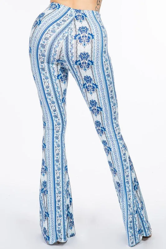 Shut Up And Kiss Me Paisley Flare Pants