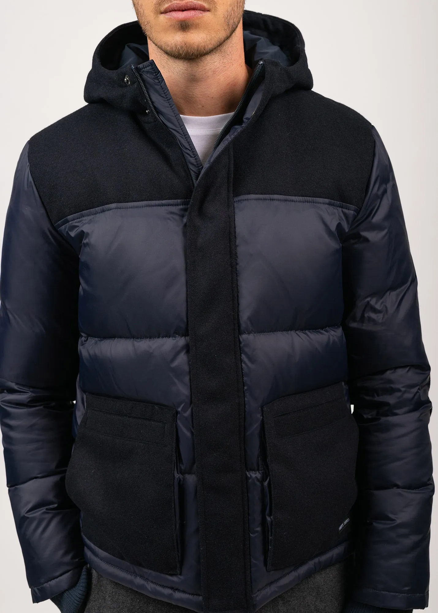 St Robin down jacket - hooded (AMIRAL)