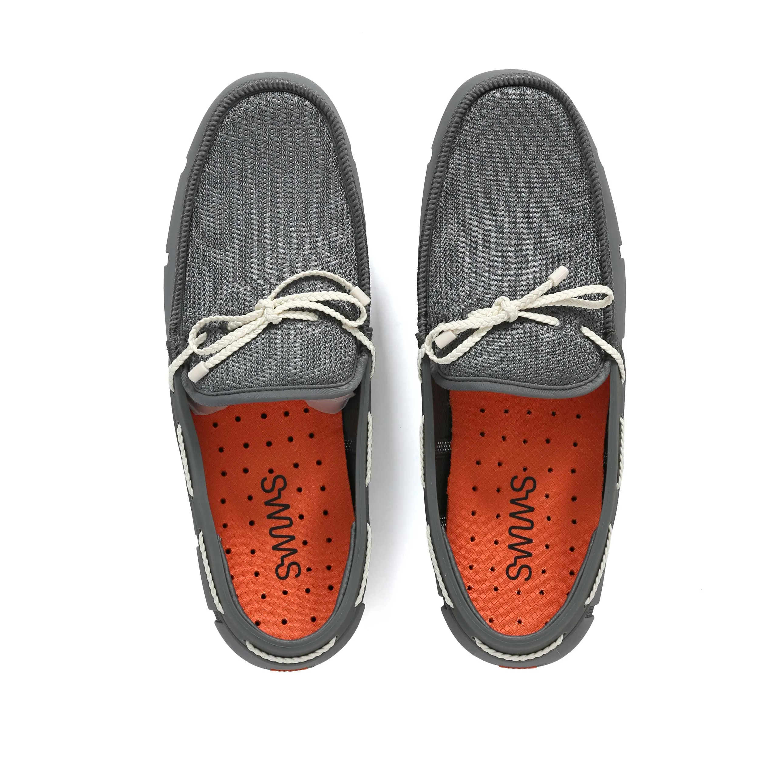 Swims Woven Driver Shoe in Basalt Grey