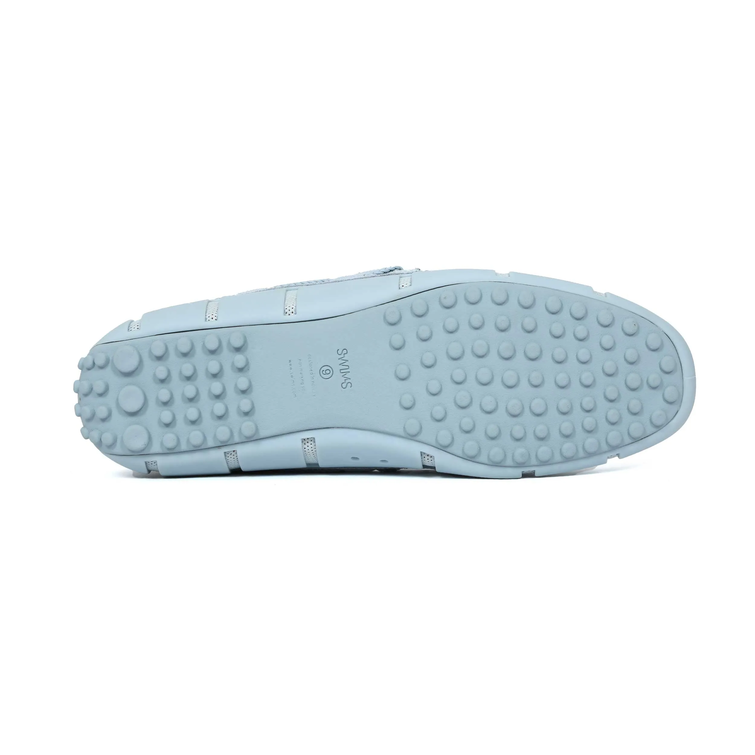 Swims Woven Driver Shoe in Ice Blue