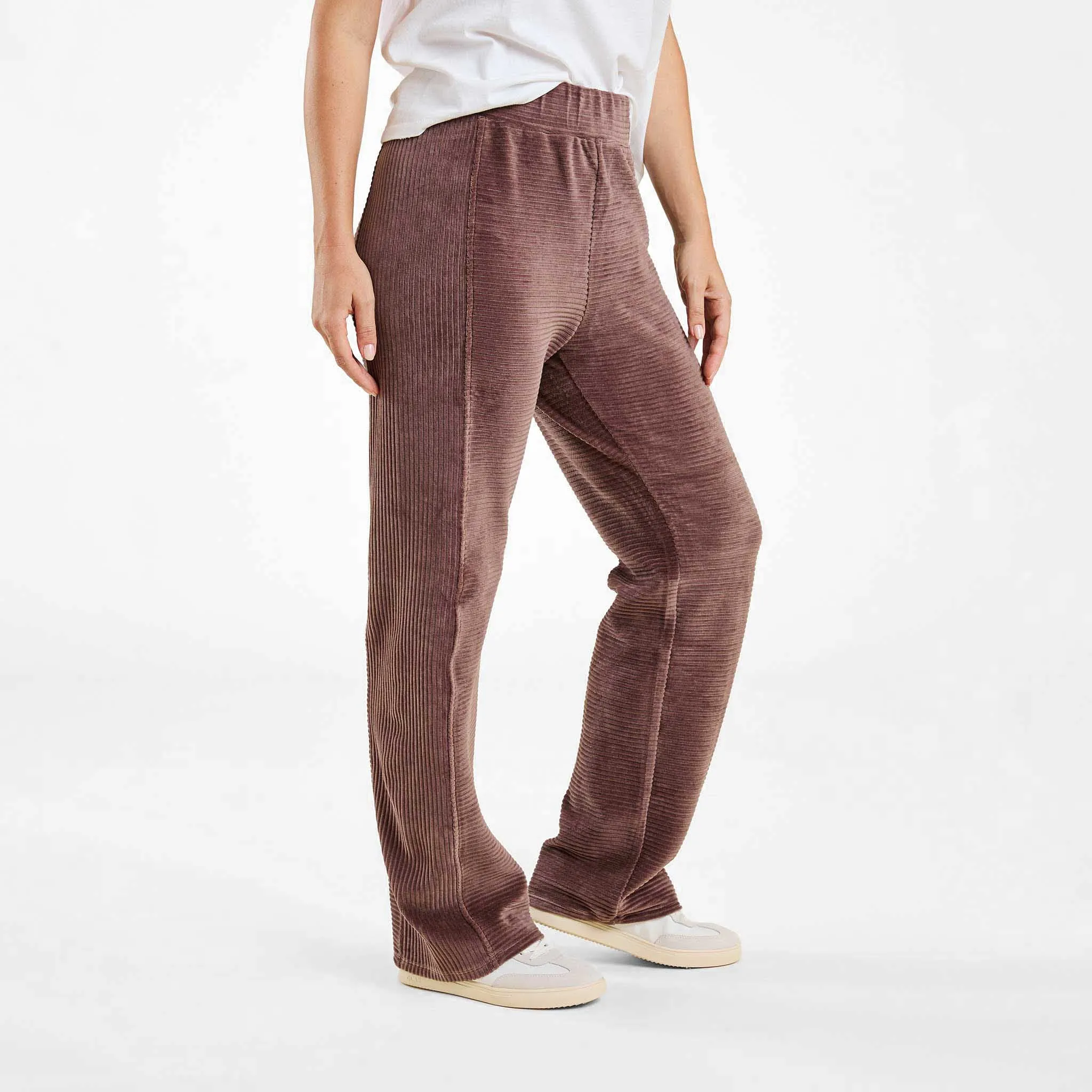 Textured Wide Leg Pant