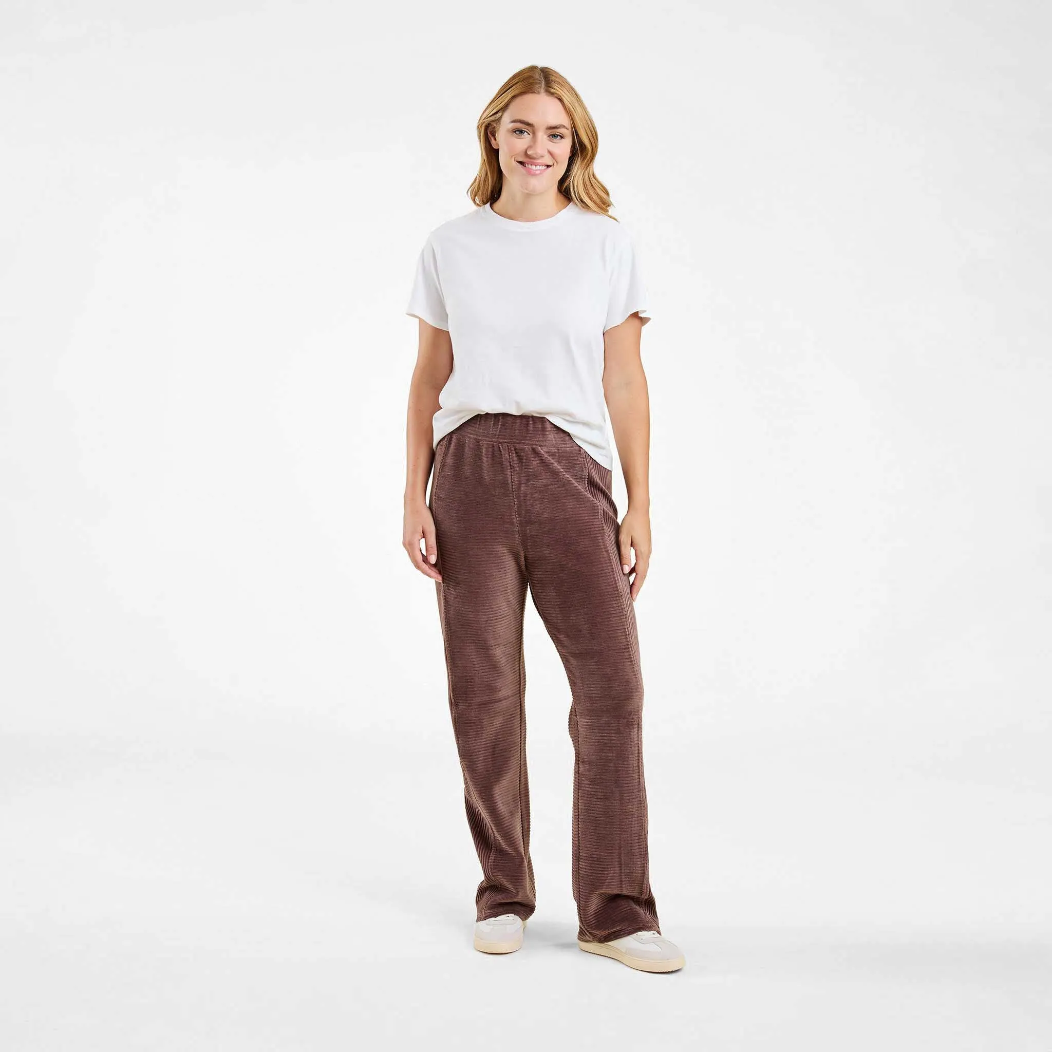 Textured Wide Leg Pant