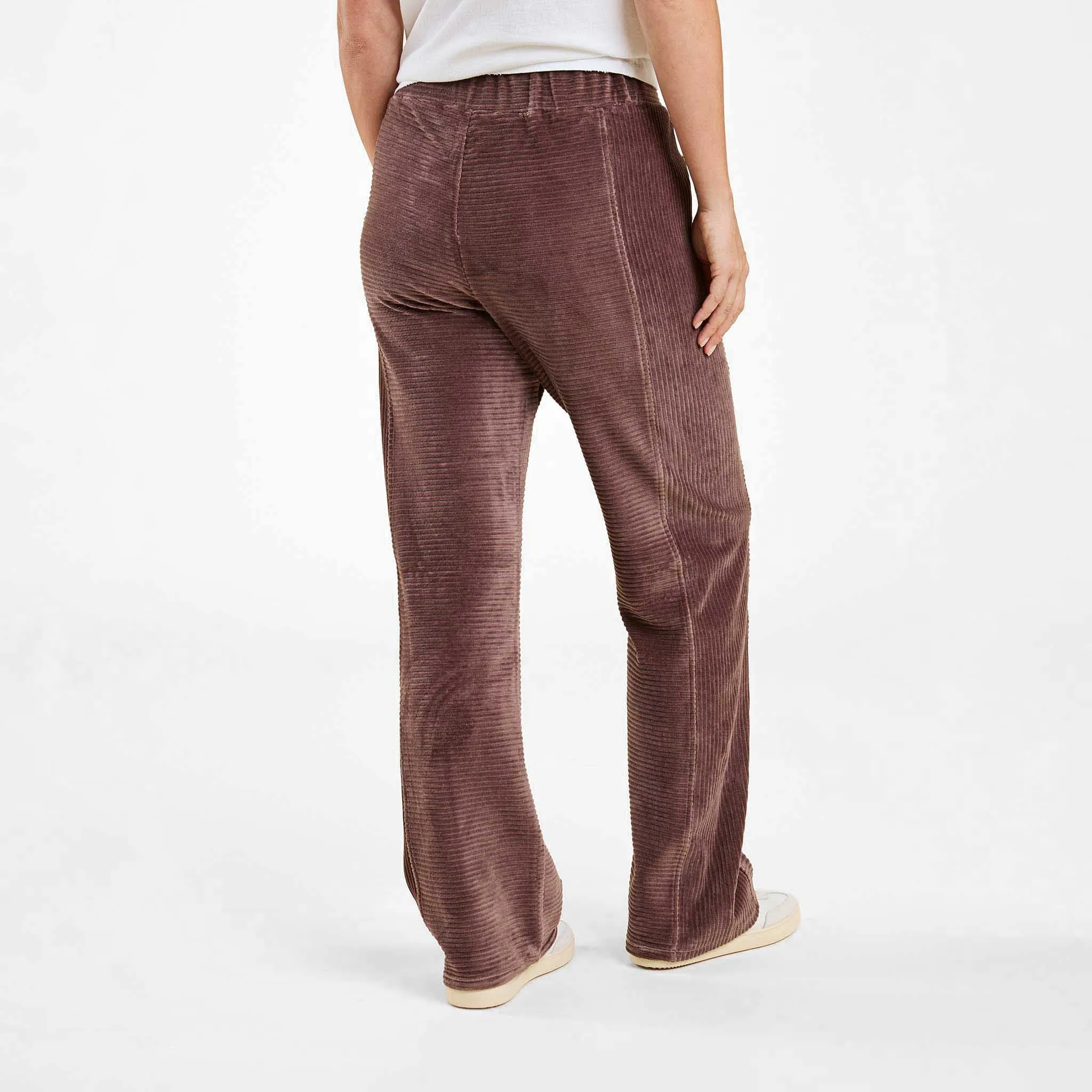 Textured Wide Leg Pant