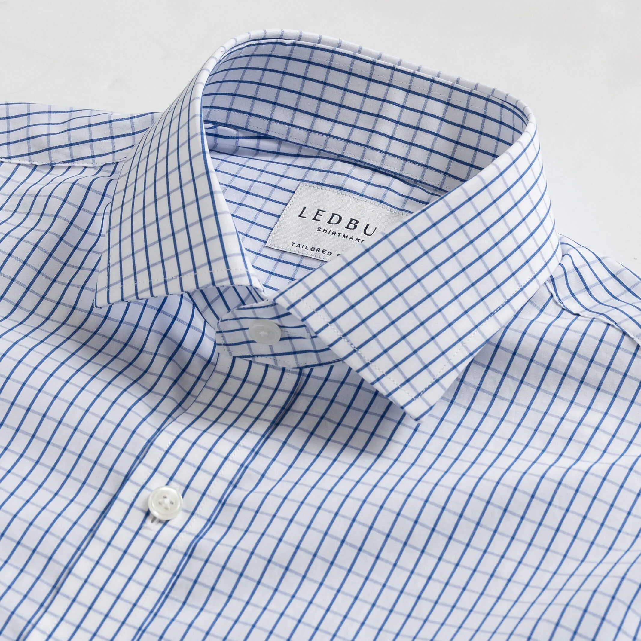 The Blue Leonard Check Dress Shirt