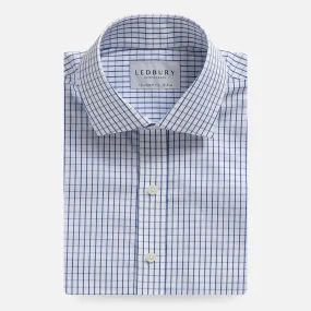 The Blue Leonard Check Dress Shirt