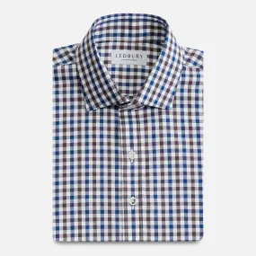 The Brown Burnham Check Custom Shirt