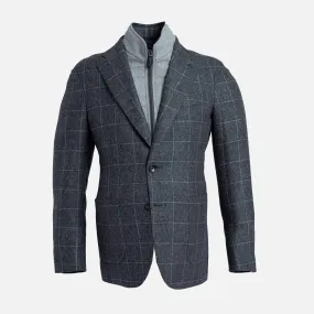 The Slate Garrison Windowpane Travel Jacket