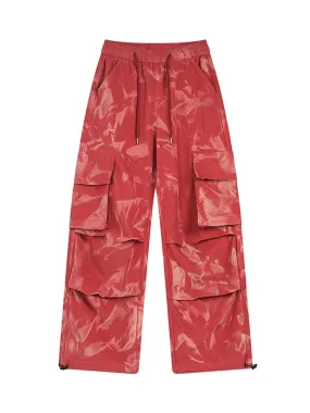 Thesupermade Tie-Dye Corduroy Multi-Pocket Pants - 1880