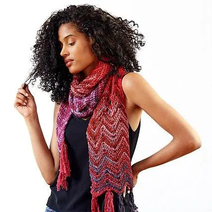 Tunisian Reversible Scarf Pattern - Uneek Worsted