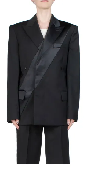 Virgin Wool Tuxedo Car Blazer