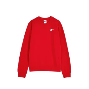 W NSW Club Fleece Crew-Neck Sweatshirt 'University Red/White'