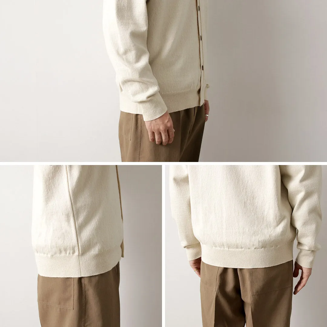 YONETOMI NEW BASIC / Rigid Cashmere Knit Cardigan