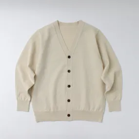 YONETOMI NEW BASIC / Rigid Cashmere Knit Cardigan