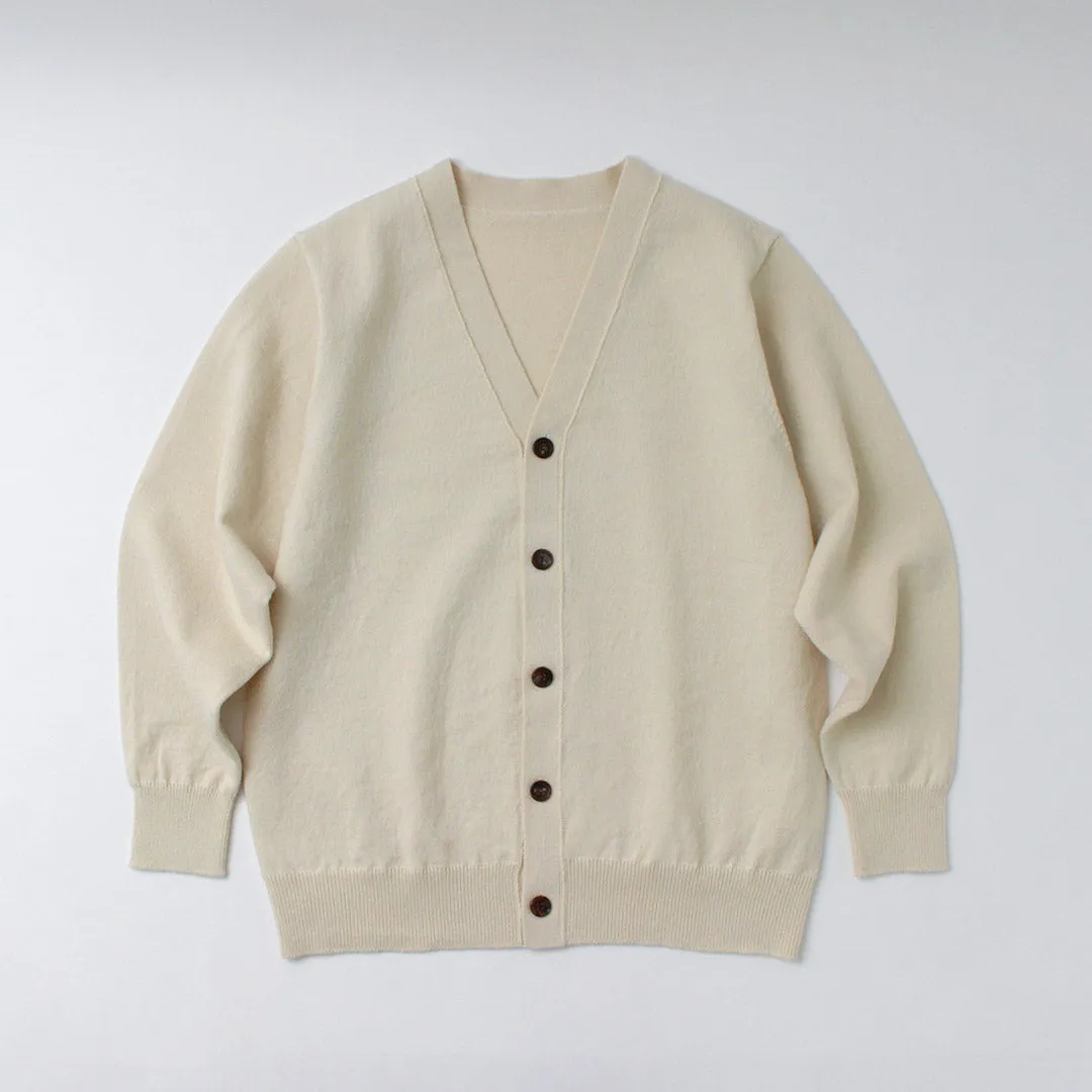 YONETOMI NEW BASIC / Rigid Cashmere Knit Cardigan